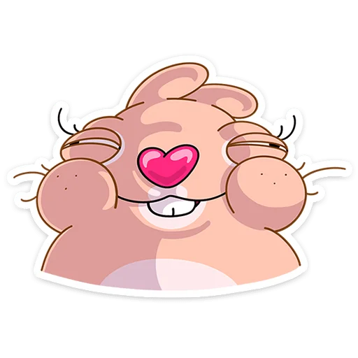 ☺️ Стикер «Кролик Себастьян» для Telegram