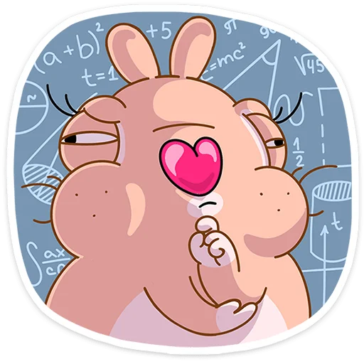 🤔 Стикер «Кролик Себастьян» для Telegram