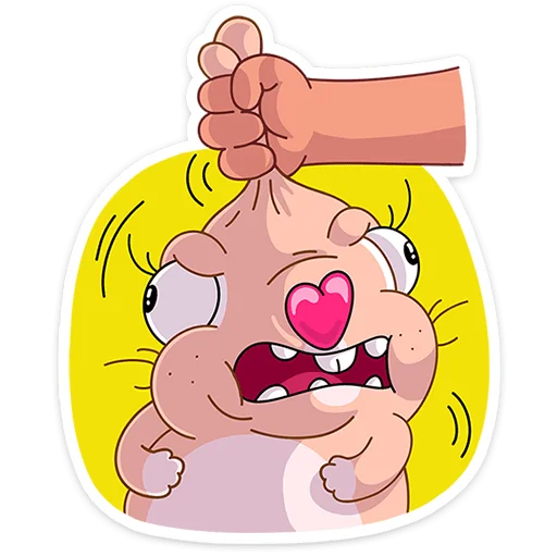😵 Стикер «Кролик Себастьян» для Telegram