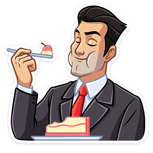 🍰 Стикер «Секретный агент» для Telegram
