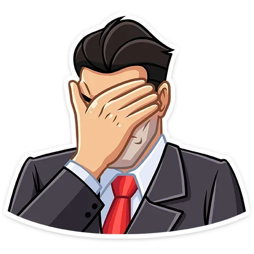 🤦‍♂️ Стикер «Секретный агент» для Telegram