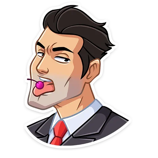 🍒 Стикер «Секретный агент» для Telegram