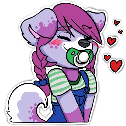 💕 Стикер «Secret puppies» для Telegram