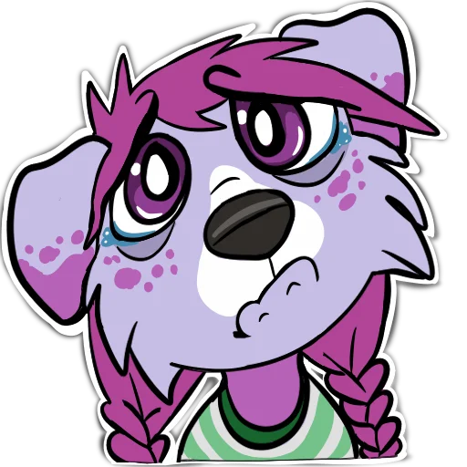 🥺 Стикер «Secret puppies» для Telegram