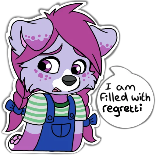 😥 Стикер «Secret puppies» для Telegram