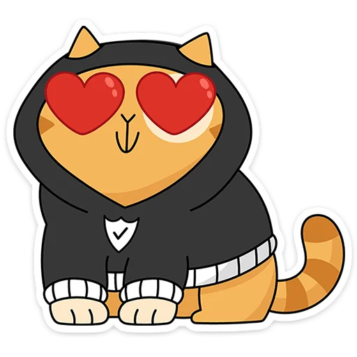 🐱 Стикер «Персик в Безопасности» для Telegram