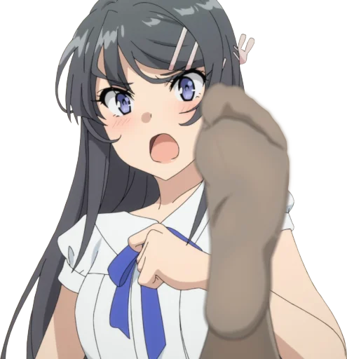 🤬 Стикер «Seishun Buta Yarou wa Bunny Girl Senpai no Yume wo Minai» для Telegram
