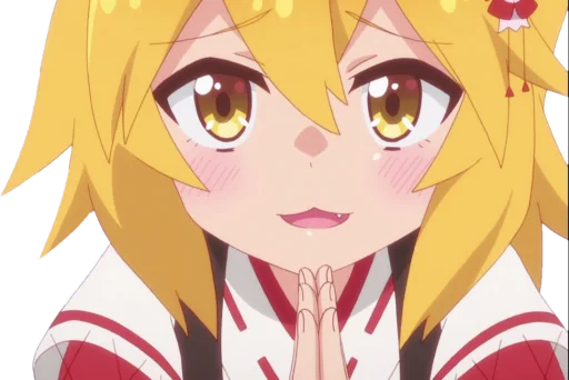 🙏 Стикер «Senko-san pack» для Telegram