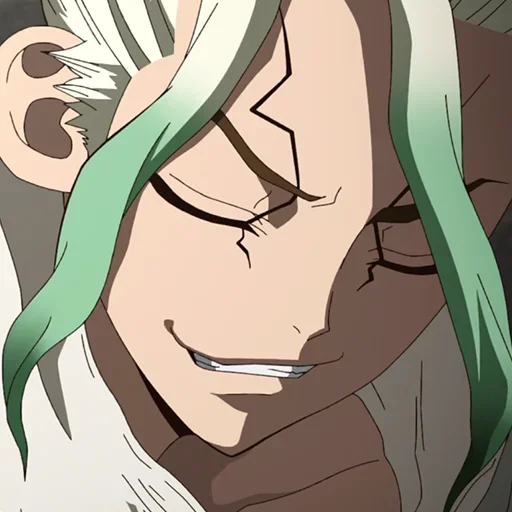 🔬 Стикер «Senku Ishigami» для Telegram