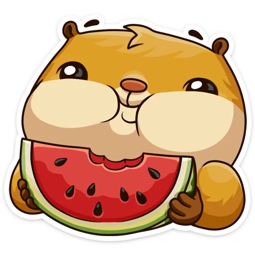 🍉 Стикер «Лето с Сеней» для Telegram