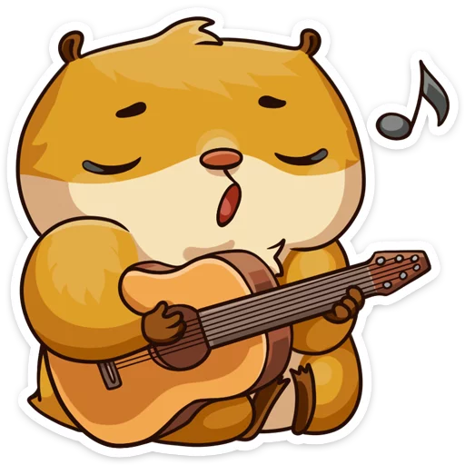 🎸 Стикер «Лето с Сеней» для Telegram