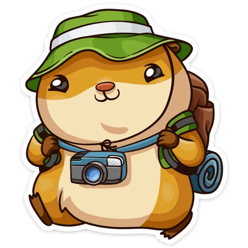 👒 Стикер «Лето с Сеней» для Telegram