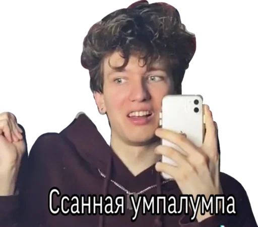 🤢 Стикер «Король тиктапка» для Telegram