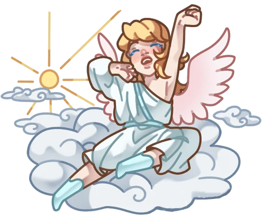 🥱 Стикер «Серафима без надписей» для Telegram