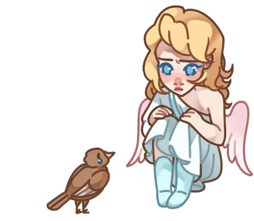 🦉 Стикер «Серафима без надписей» для Telegram