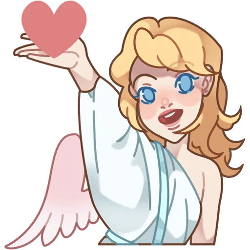❤ Стикер «Серафима без надписей» для Telegram