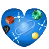 🌌 Эмодзи «Сердечки Hearts» для Telegram