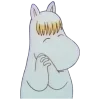 😊 Эмодзи «😌 Муми троли» для Telegram