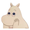 🙄 Эмодзи «😌 Муми троли» для Telegram
