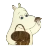 🍄 Эмодзи «😌 Муми троли» для Telegram