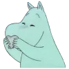 ❤️‍🔥 Эмодзи «😌 Муми троли» для Telegram