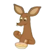 🥖 Эмодзи «😌 Муми троли» для Telegram