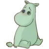 🥵 Эмодзи «😌 Муми троли» для Telegram