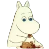 🍰 Эмодзи «😌 Муми троли» для Telegram