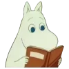 📖 Эмодзи «😌 Муми троли» для Telegram