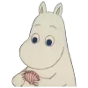 🐚 Эмодзи «😌 Муми троли» для Telegram