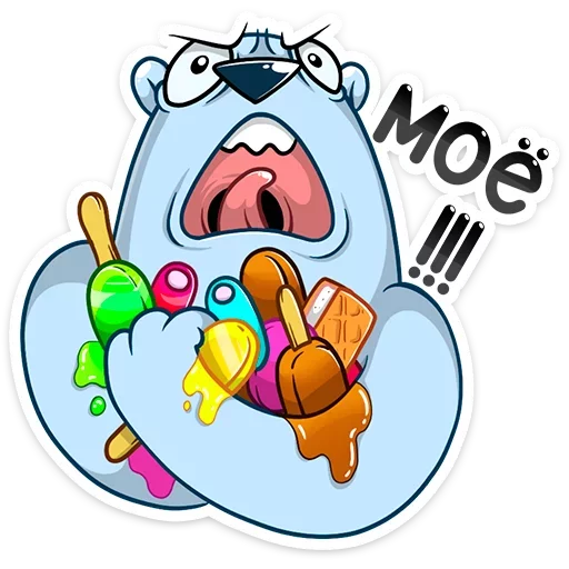 🍭 Стикер «Отпуск Севы» для Telegram