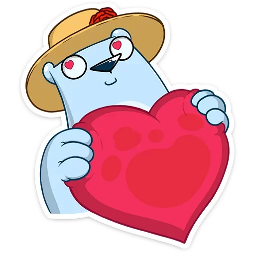 ❤️ Стикер «Отпуск Севы» для Telegram