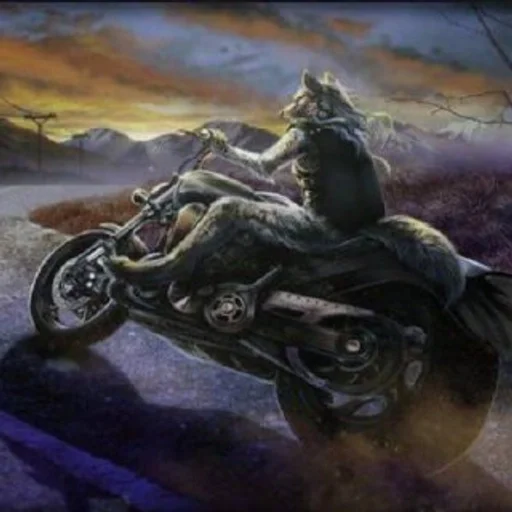 🏍️ Стикер «мир альф» для Telegram