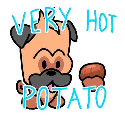 🥔 Стикер «Секу» для Telegram