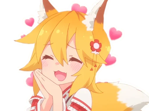 Стикерпак Sewayaki Kitsune no Senko san для Telegram — скачать