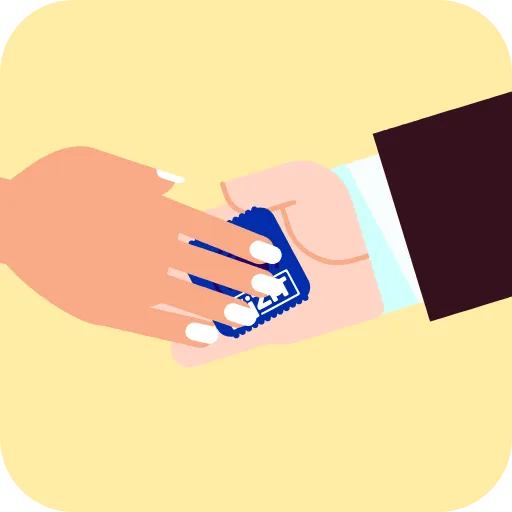 🤝 Стикер «SEXVIZIT» для Telegram