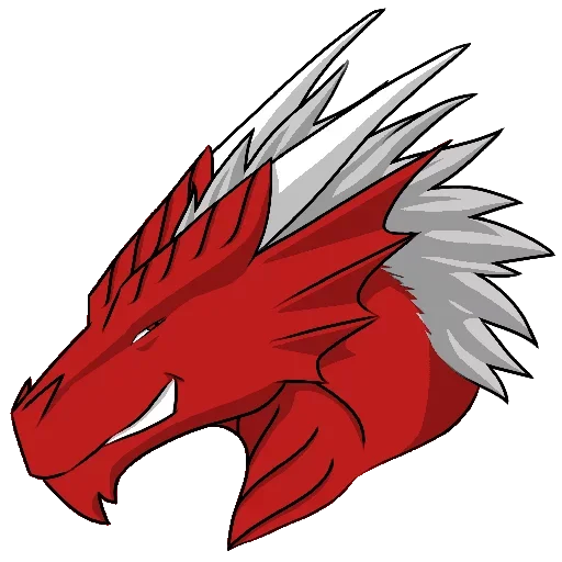 Стикерпак Sexy Red Dragon для Telegram — скачать