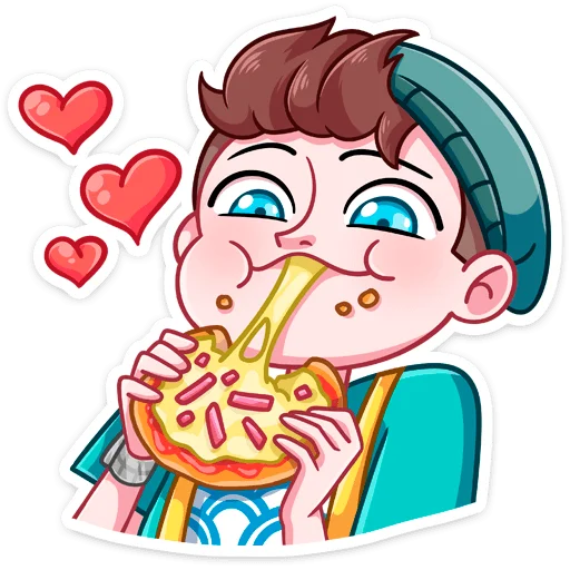 🍕 Стикер «Классный журнал» для Telegram