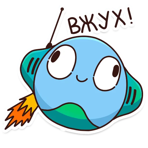 🚀 Стикер «Внеземные технологии» для Telegram