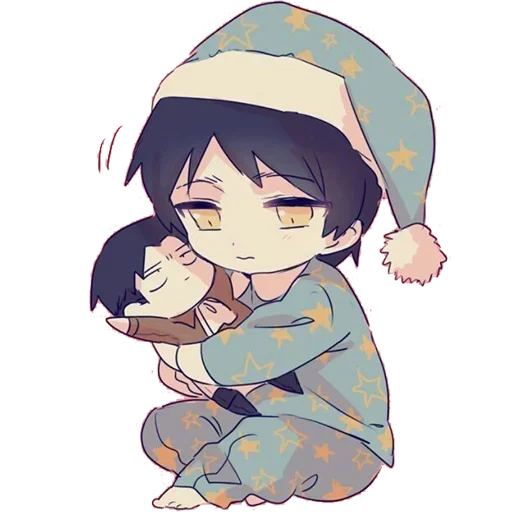 ❤️ Стикер «Eren / Levi» для Telegram