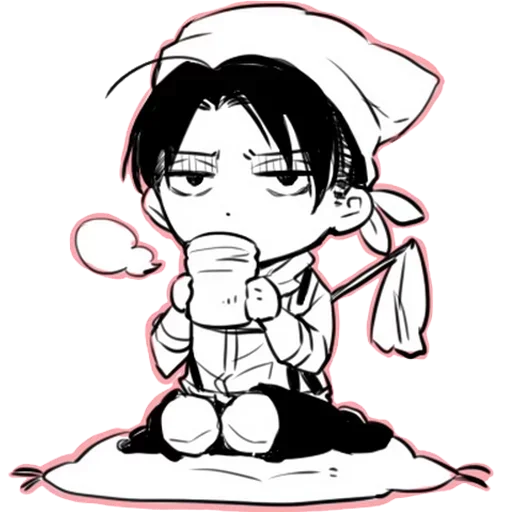 ❤️ Стикер «Eren / Levi» для Telegram