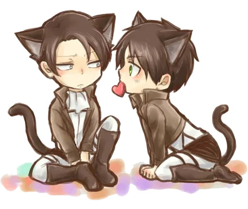 Стикерпак Eren / Levi для Telegram