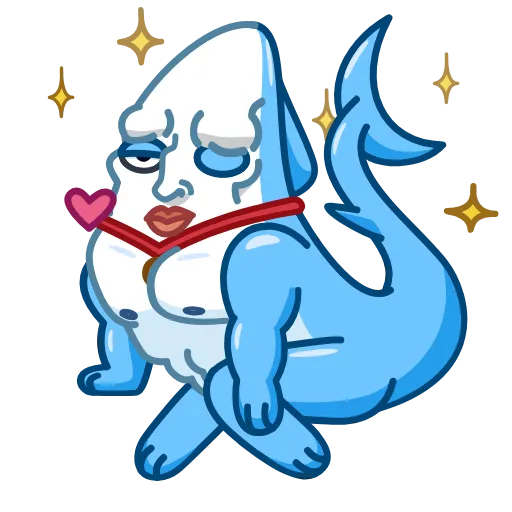 😘 Эмодзи «Sharkpup» для Telegram