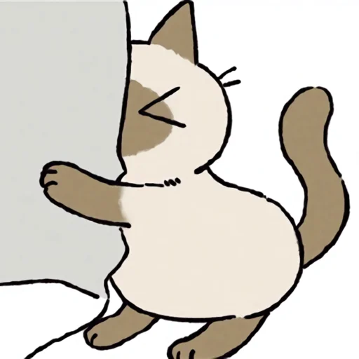 😫 Стикер «シャム猫あずき» для Telegram