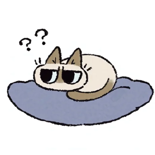 ❓ Стикер «シャム猫あずき» для Telegram