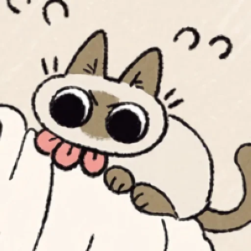 😝 Стикер «シャム猫あずき» для Telegram