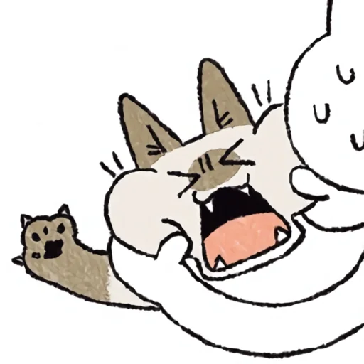 😫 Стикер «シャム猫あずき» для Telegram