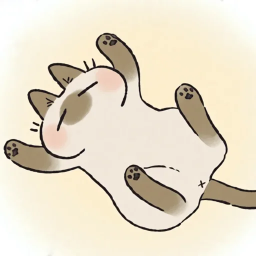 😴 Стикер «シャム猫あずき» для Telegram