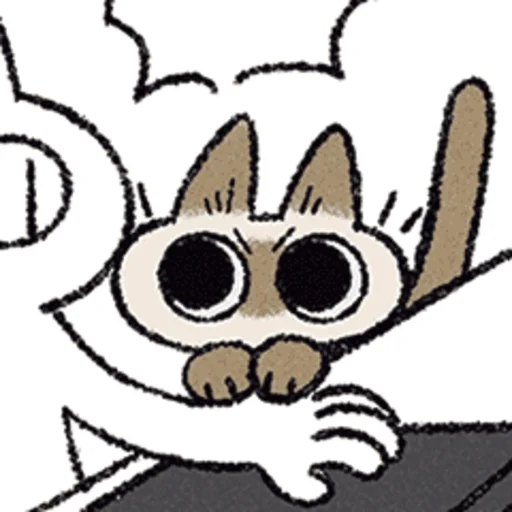 😶 Стикер «シャム猫あずき» для Telegram