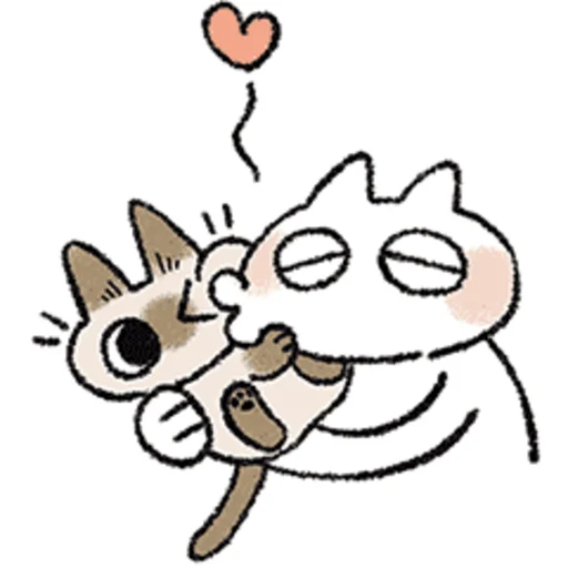 😘 Стикер «シャム猫あずき» для Telegram
